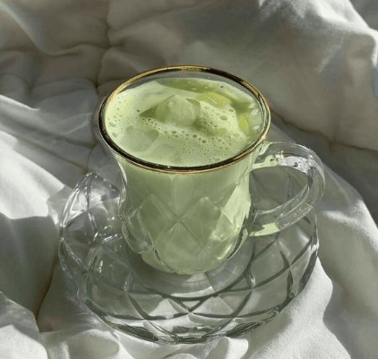 Maybe she’s born with it. Maybe it’s matcha.